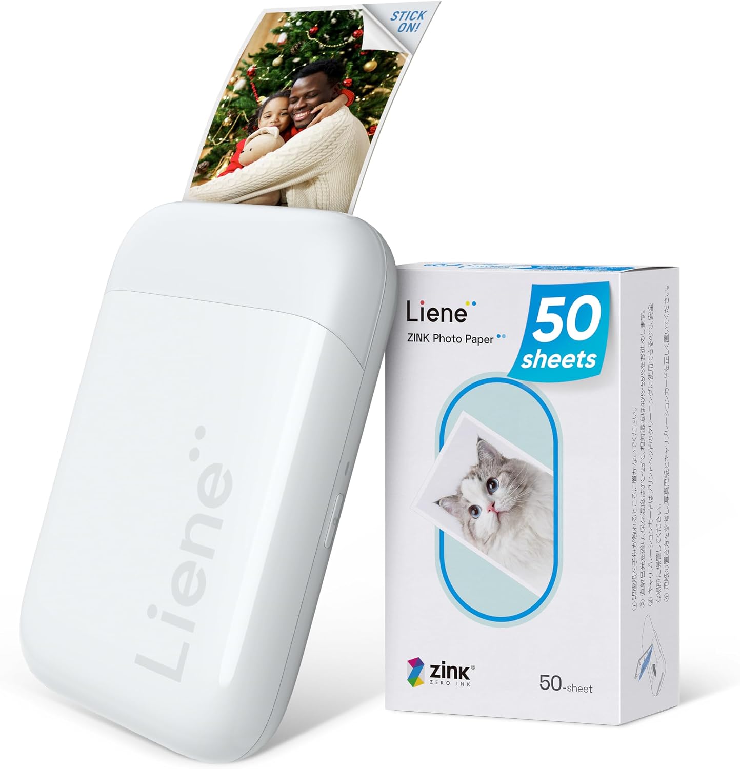 Mini Bluetooth Printer for iPhone and Android – Portable Wireless 2×3 Photo Printer with Zink Technology for Instant Prints on-the-Go
