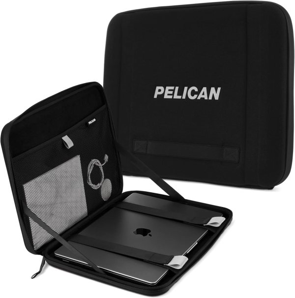 Rugged Laptop Sleeve for 16.2 Inch Laptops, Shockproof, Waterproof, and Durable Design with Extra Storage for Accessories