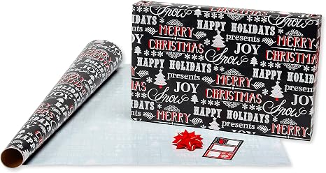 Reversible Holiday Wrapping Paper