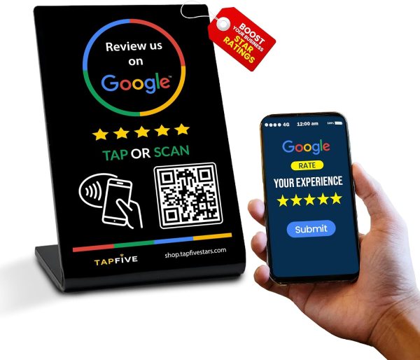 Google Review Sign Stand