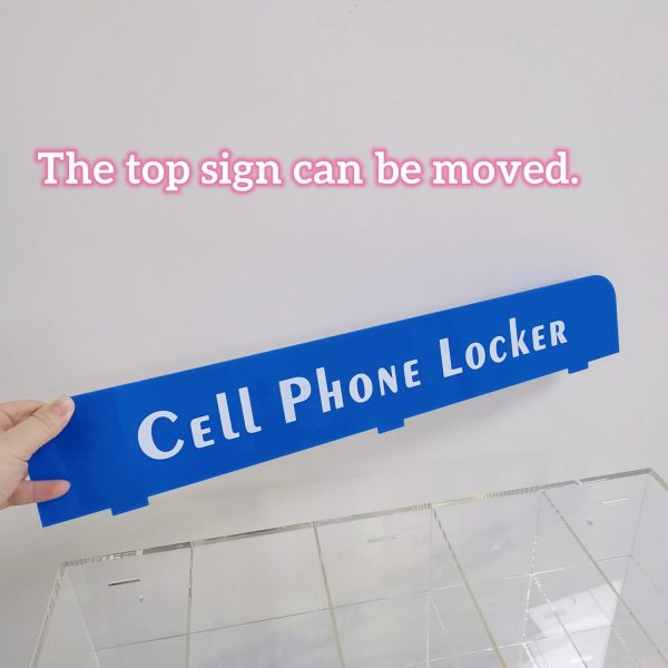 Clear Cell Phone locker