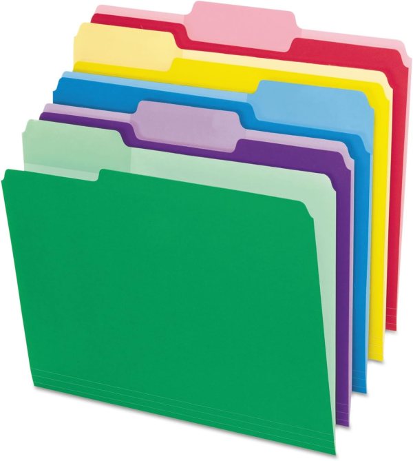 File Folders with Erasable Tabs