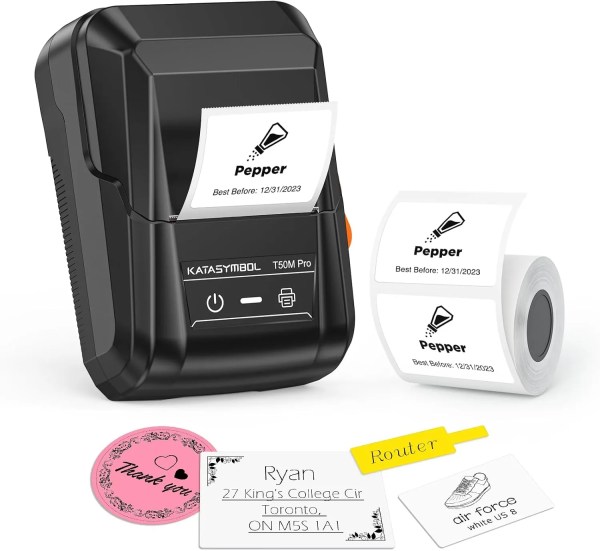 Portable Label Maker for Home and Small Business, Easy Customization, No Ink or Toner Needed