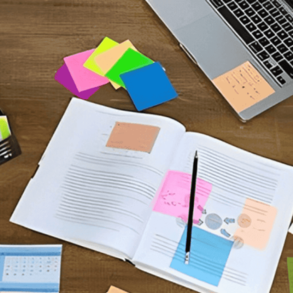 Brainstorming Ideas with Clear Sticky Notes