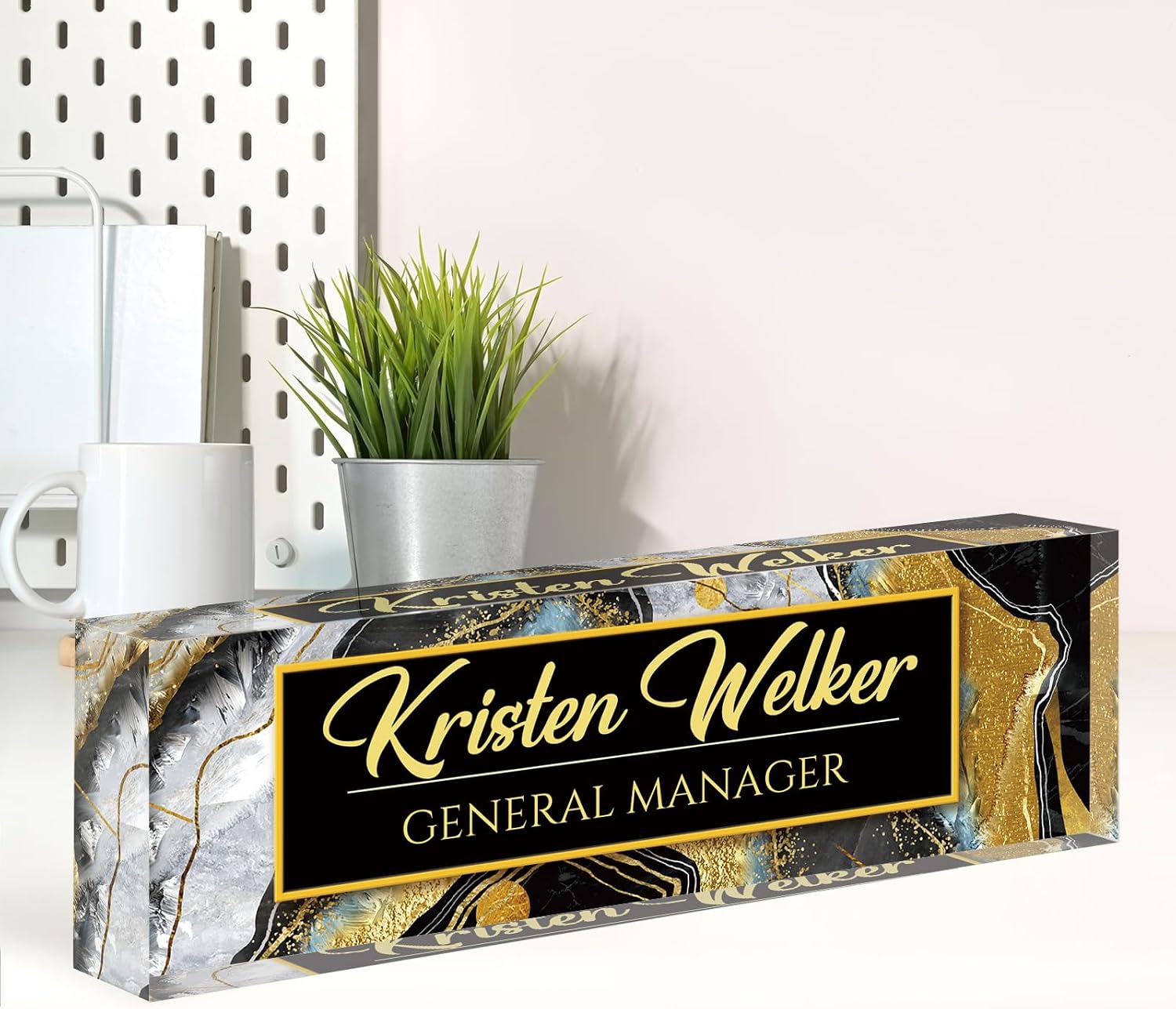 Personalized Office Name Plate