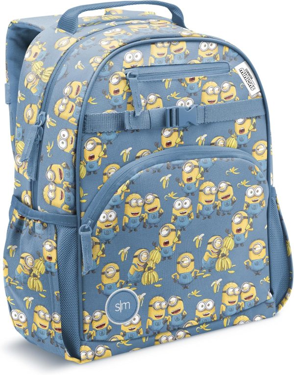 Children’s School Backpack with Water Bottle Pockets, Tablet Sleeve, and Adjustable Straps for Toddlers and Kids