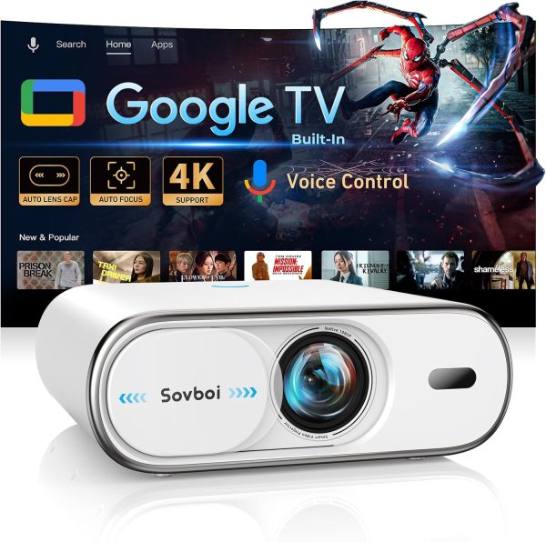 smart projector compatible google tv