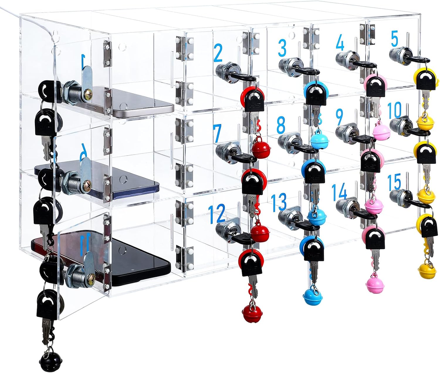 Acrylic Mobile phone locker