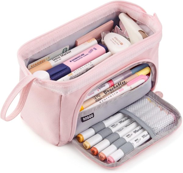 Organizer Pouch – Multi-Purpose Storage Case for Pens, Pencils, Office Supplies, Art Tools, and Cosmetics