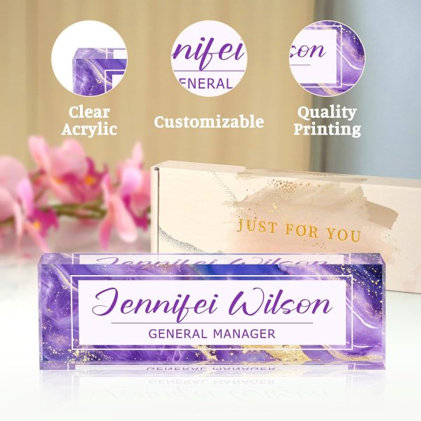 custom acrylic name plate
