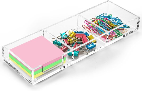 Acrylic note pad holder