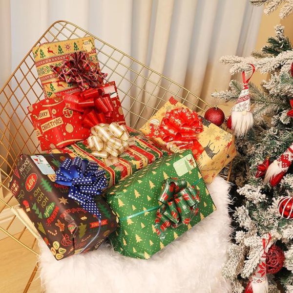 Reversible Holiday Wrapping Paper