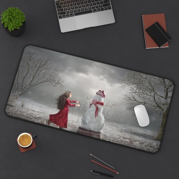 winter desk mat
