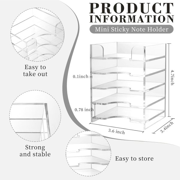 Acrylic Sticky Note Holder