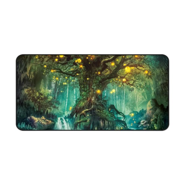 enchanted forest desk mat