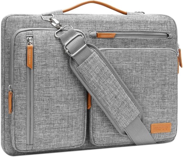 Vintage Leather Laptop Bag for Work & Travel