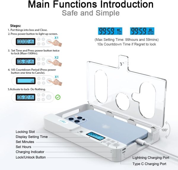 Phone Lock Box with Timer