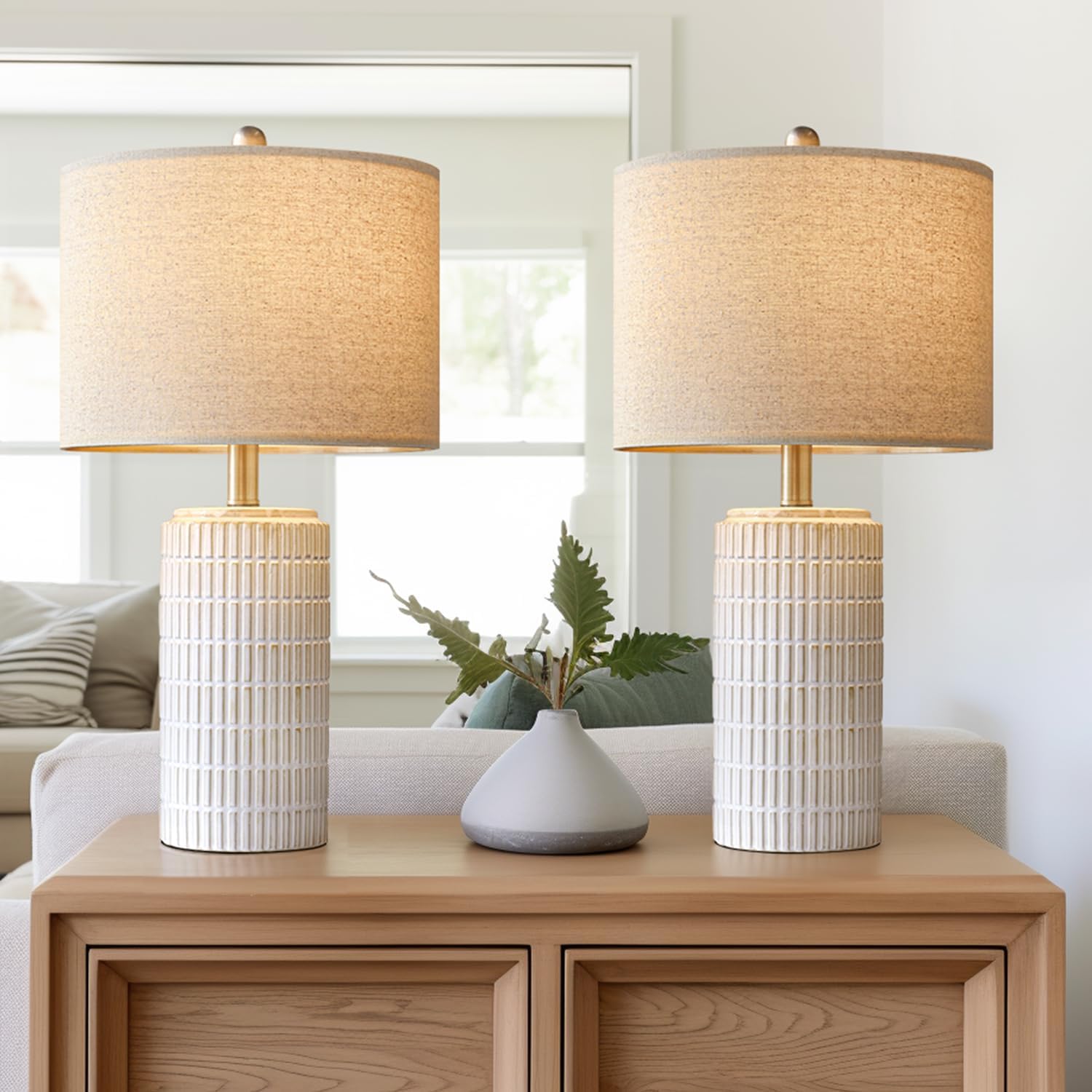 Two Ceramic Table Lamp