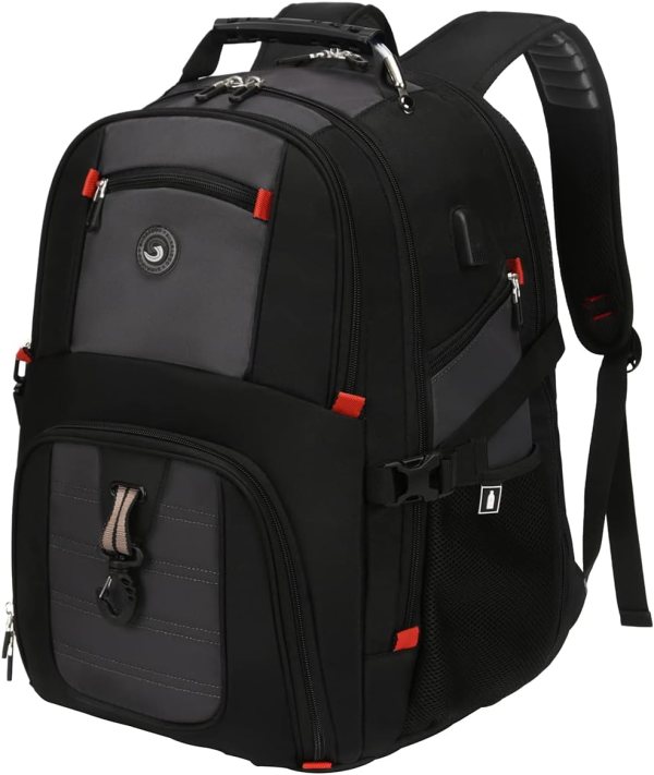 Travel Laptop Backpack with USB Charging Port – Large Capacity, Multi-Compartment Backpack for Men and Women
