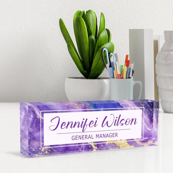 custom acrylic name plate