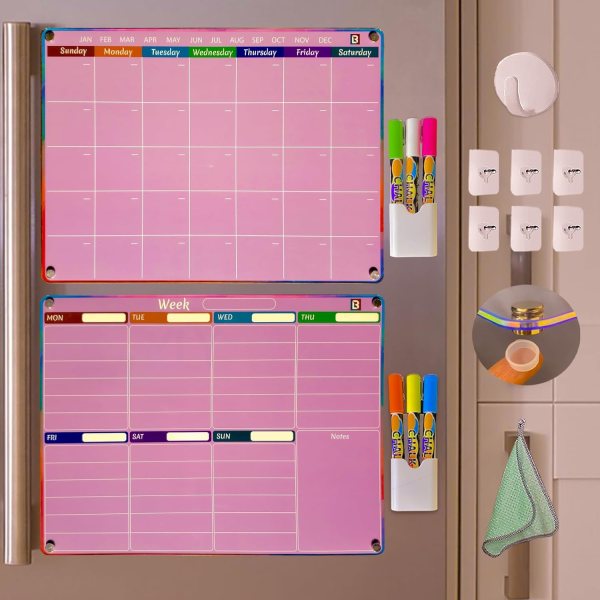 magnetic calendar for fridge