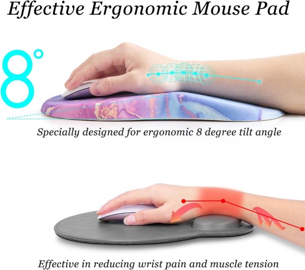 Ergonomic Foam Mouse Pad