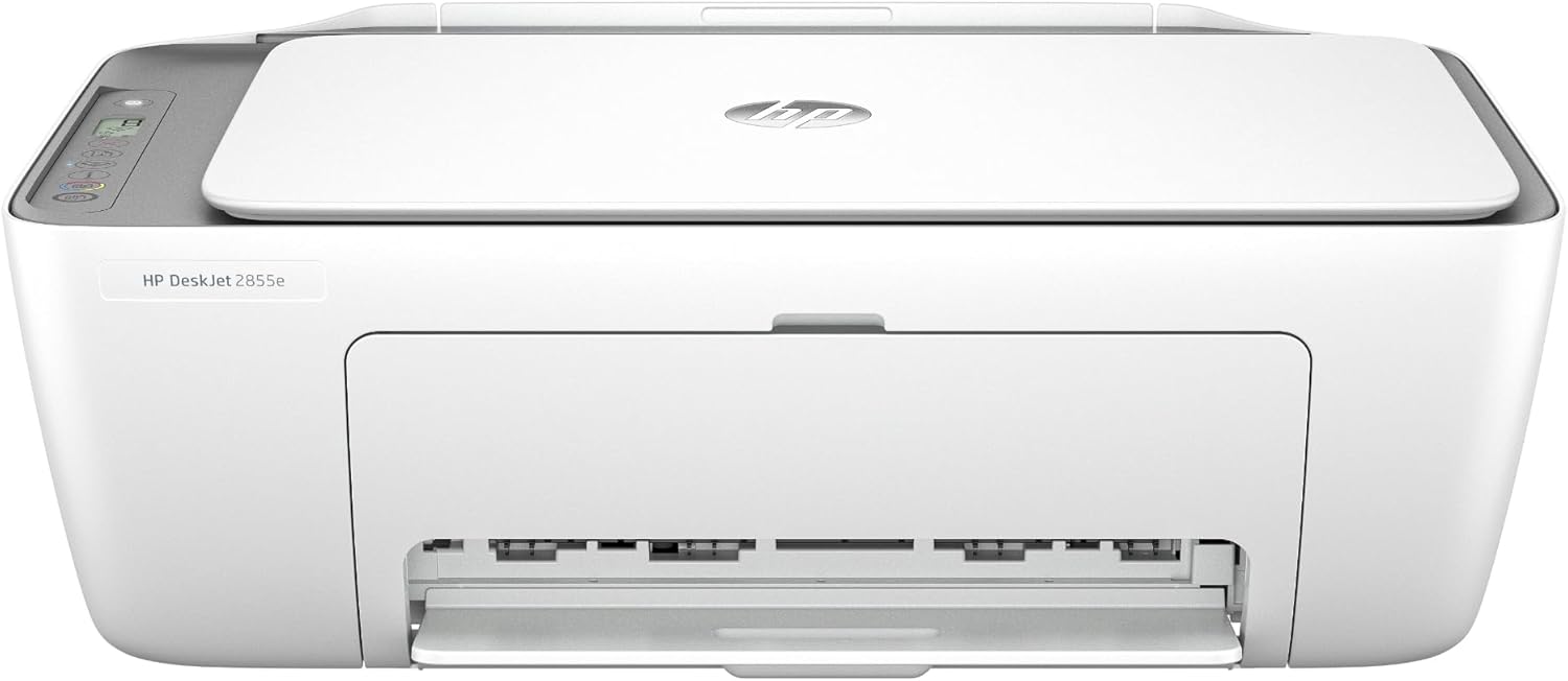 DeskJet 2855e Wireless All-in-One Color Inkjet Printer, Scanner, Copier, Best-for-home, 3 months of ink included (588S5A)