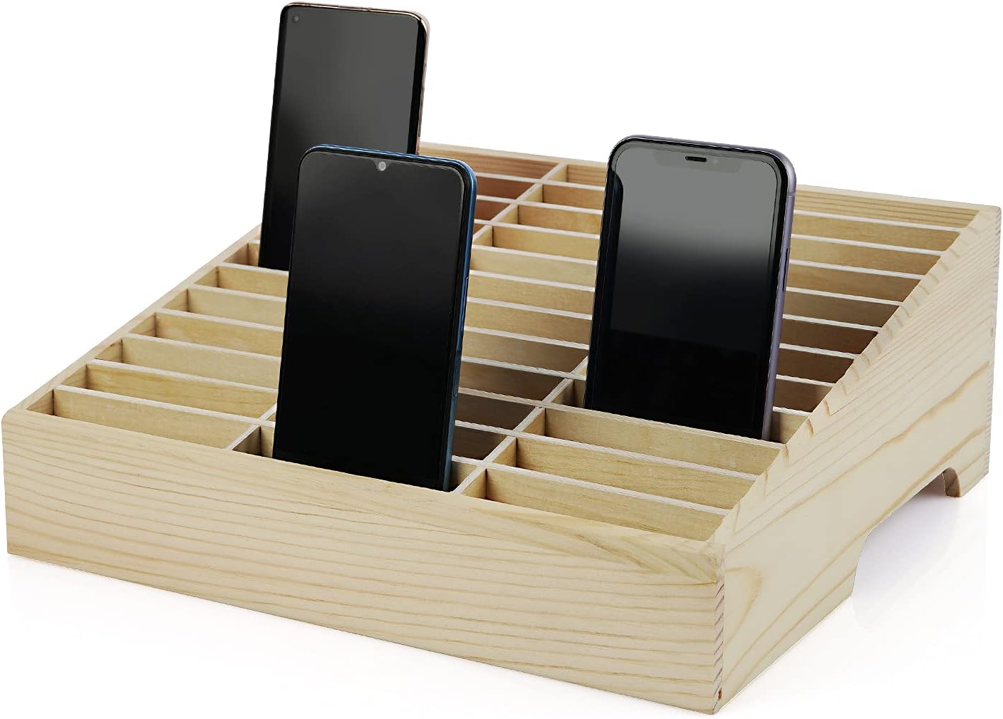 Wooden Phone Holder Box