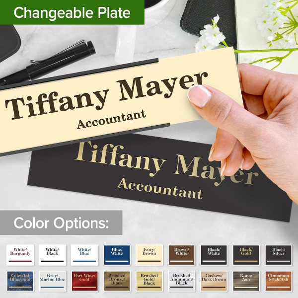 custom acrylic wall name plate
