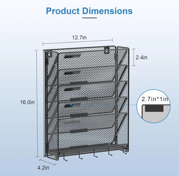 Mesh Wall Organizer