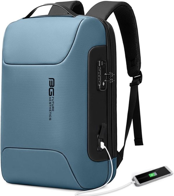 Large Capacity Anti-Theft Laptop Backpack with USB Charging Port – Waterproof Design, Fits 15.6″ Laptop, Ideal for Business & Travel