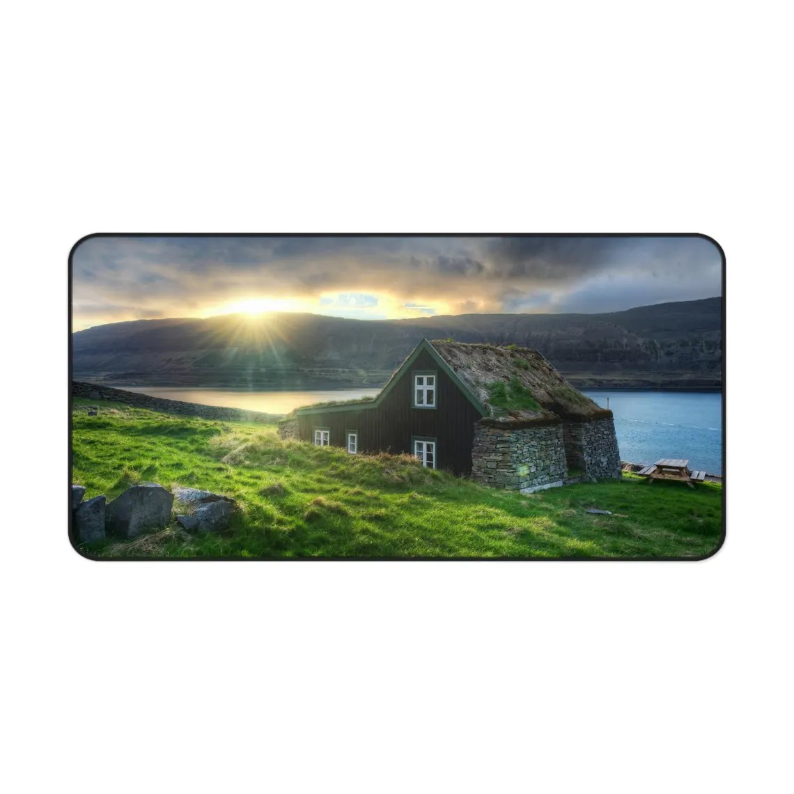 landscape desk mat