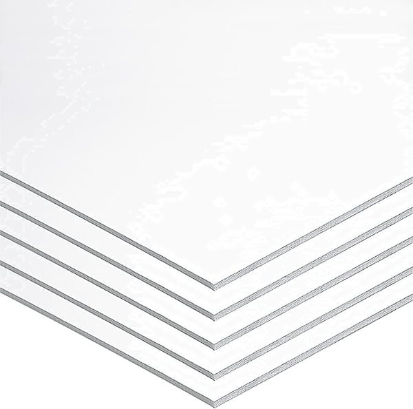 White Foam Board 3/16” Thick, Lightweight but Strong for Crafts, Framing, Mounting Displays, and School Projects