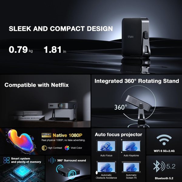 mini portable projector for home