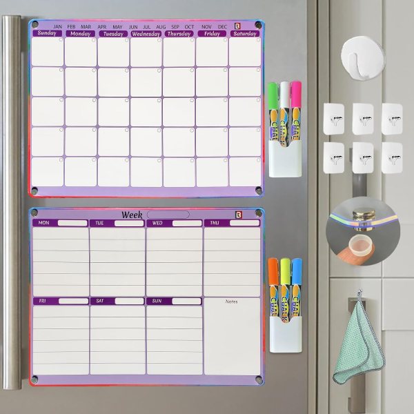 Magnetic Fridge Calendar
