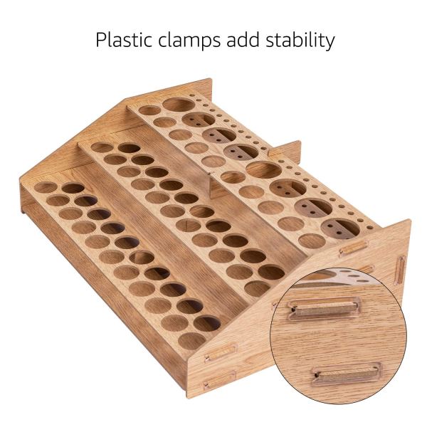 Paint and Brush Organizer Rack