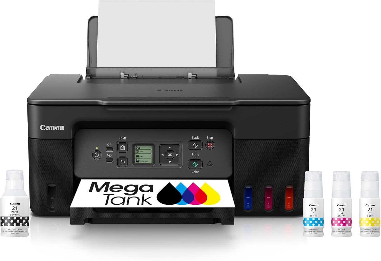 All-in-One Wireless Inkjet Printer. for Home Use, Print, Scan and Copy, Black