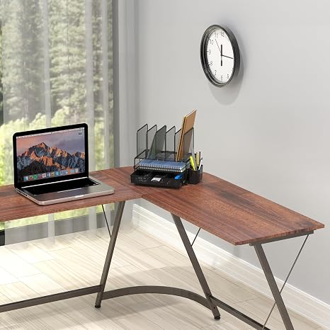 Mesh desk organizer with drawers and compartments for office or home use.