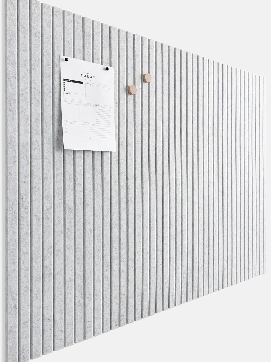 Felt Bulletin Board for Wall – Modern, Eco-friendly Fabric Pin Board for Home, Office, Classroom & Commercial Spaces