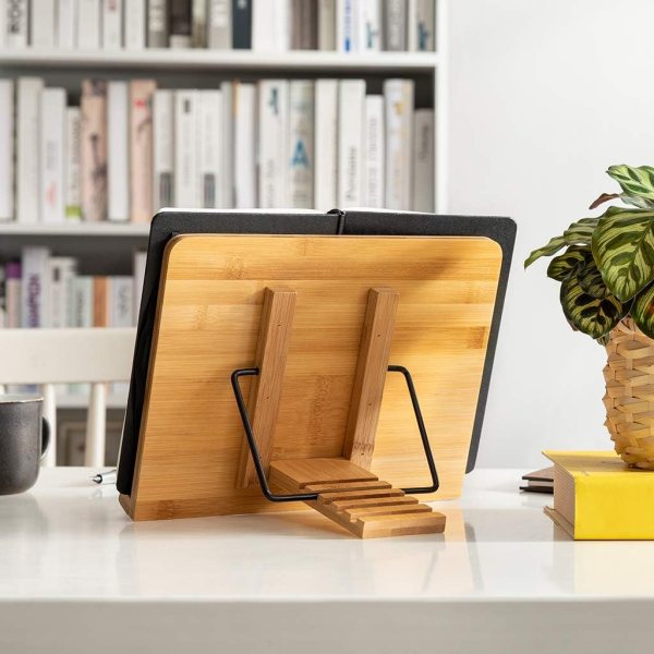 Bamboo Book Stand