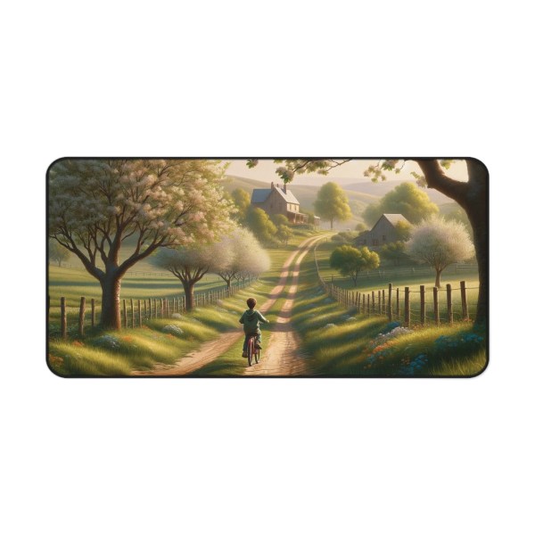 Lofi Desk Mat,  Christmas Desk Mat, Aesthetic Mousepad, Green Mouse Pad, Gaming Playmat , Cute Desk Decor, Desk Mat Gift for Gamers