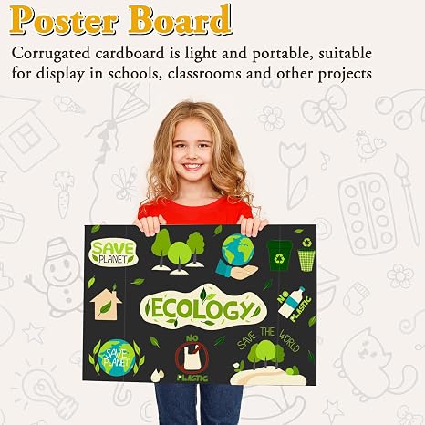 Black Tri-Fold Poster Board