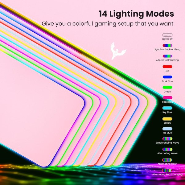 Large RGB Gaming Mouse Pad