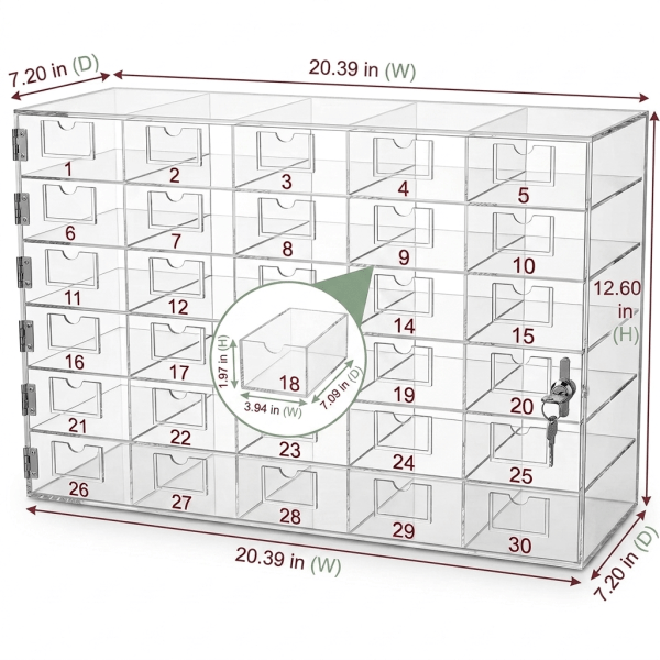 phone storage cabinet