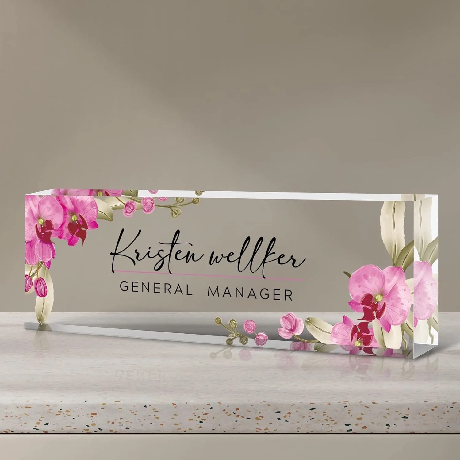 Boost Office Professionalism & Branding using Custom Engraved Nameplates