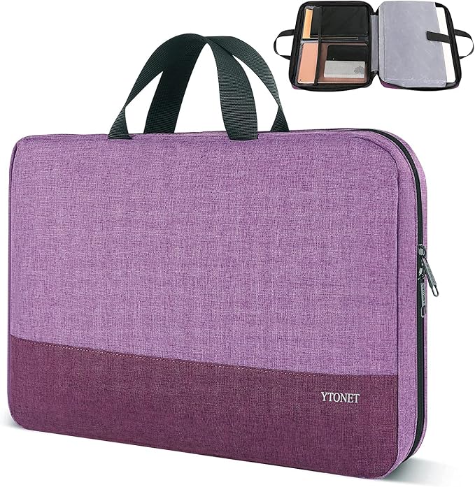 Laptop Sleeve Case 15.6 Inch, Slim Water-Resistant Protective Cover with Handle, Compatible with HP, Dell, Lenovo, Asus Notebooks – Perfect Gift for Women
