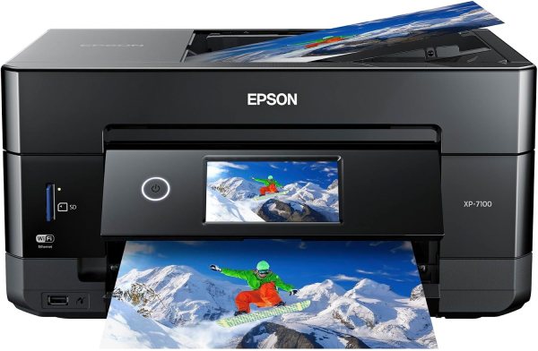 Wireless Photo Printer – All-in-One Inkjet Printer for High-Quality Photos and Documents, Wi-Fi Connectivity, Mobile Printing, Auto 2-Sided Printing