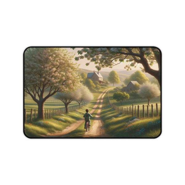 Lofi Desk Mat,  Christmas Desk Mat, Aesthetic Mousepad, Green Mouse Pad, Gaming Playmat , Cute Desk Decor, Desk Mat Gift for Gamers