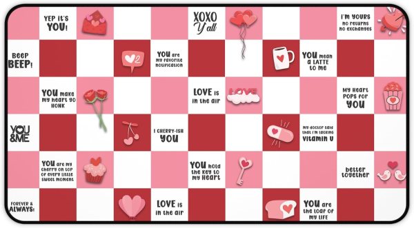 Valentine Special Desk Mat