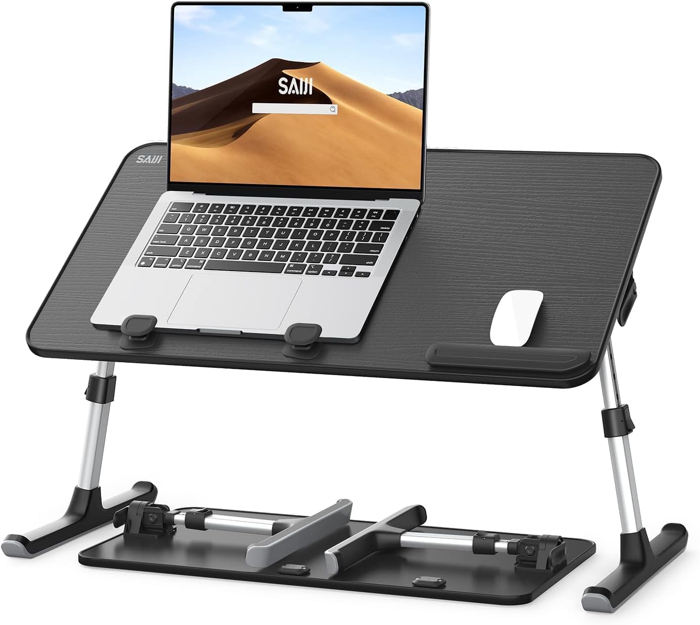 Adjustable bed desk